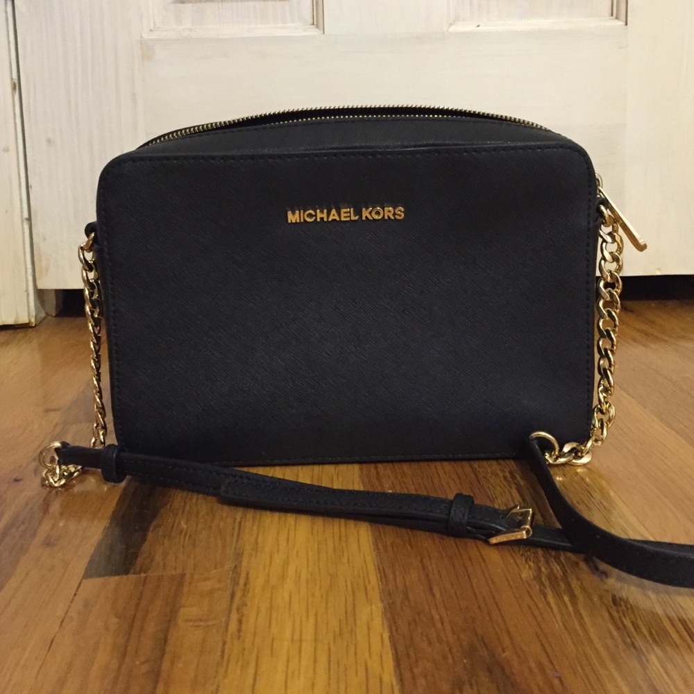 COPY - Michael Kors Black Leather Crossbody